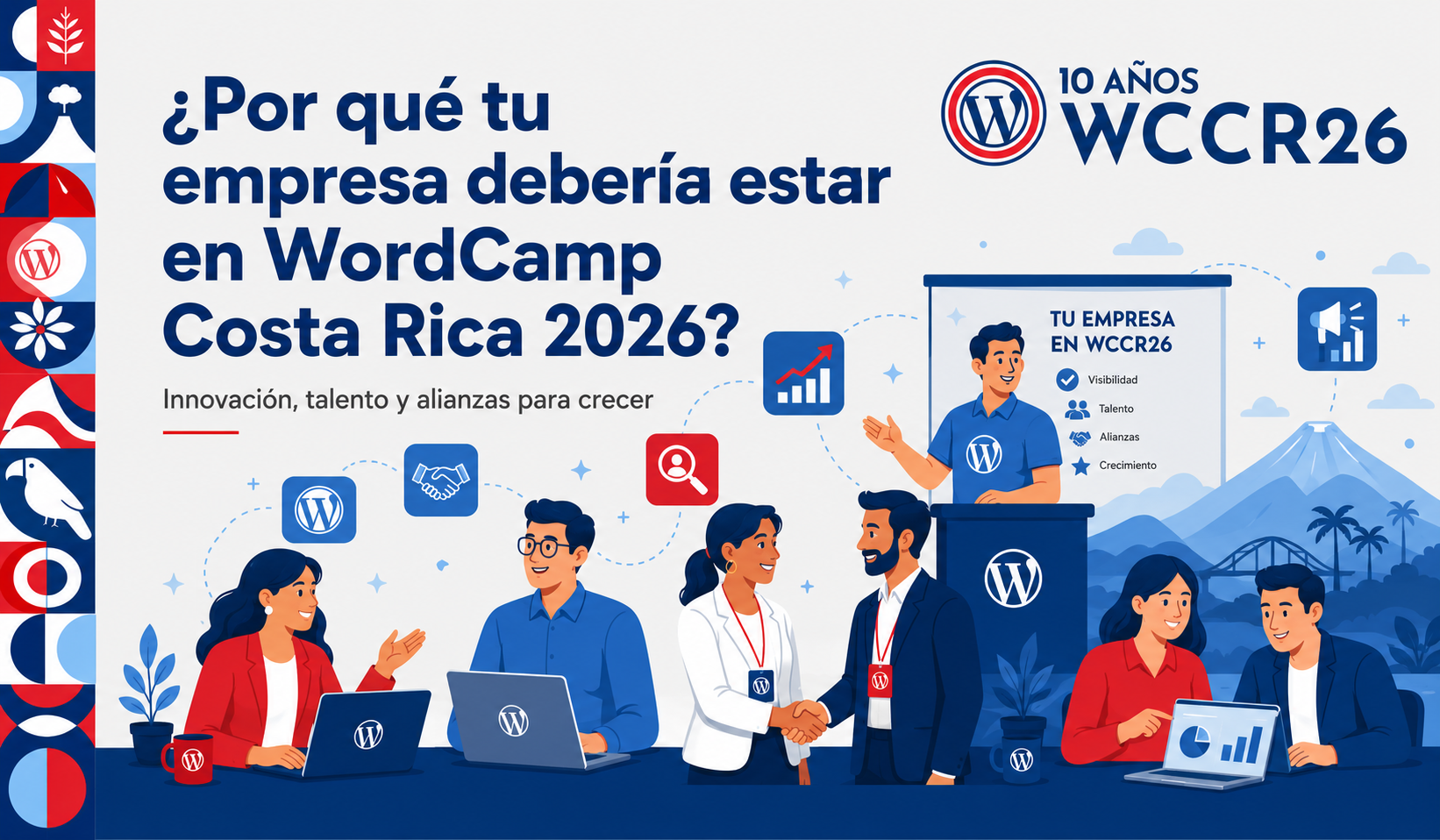 ¿Por qué tu empresa debería participar en WordCamp Costa Rica 2026?