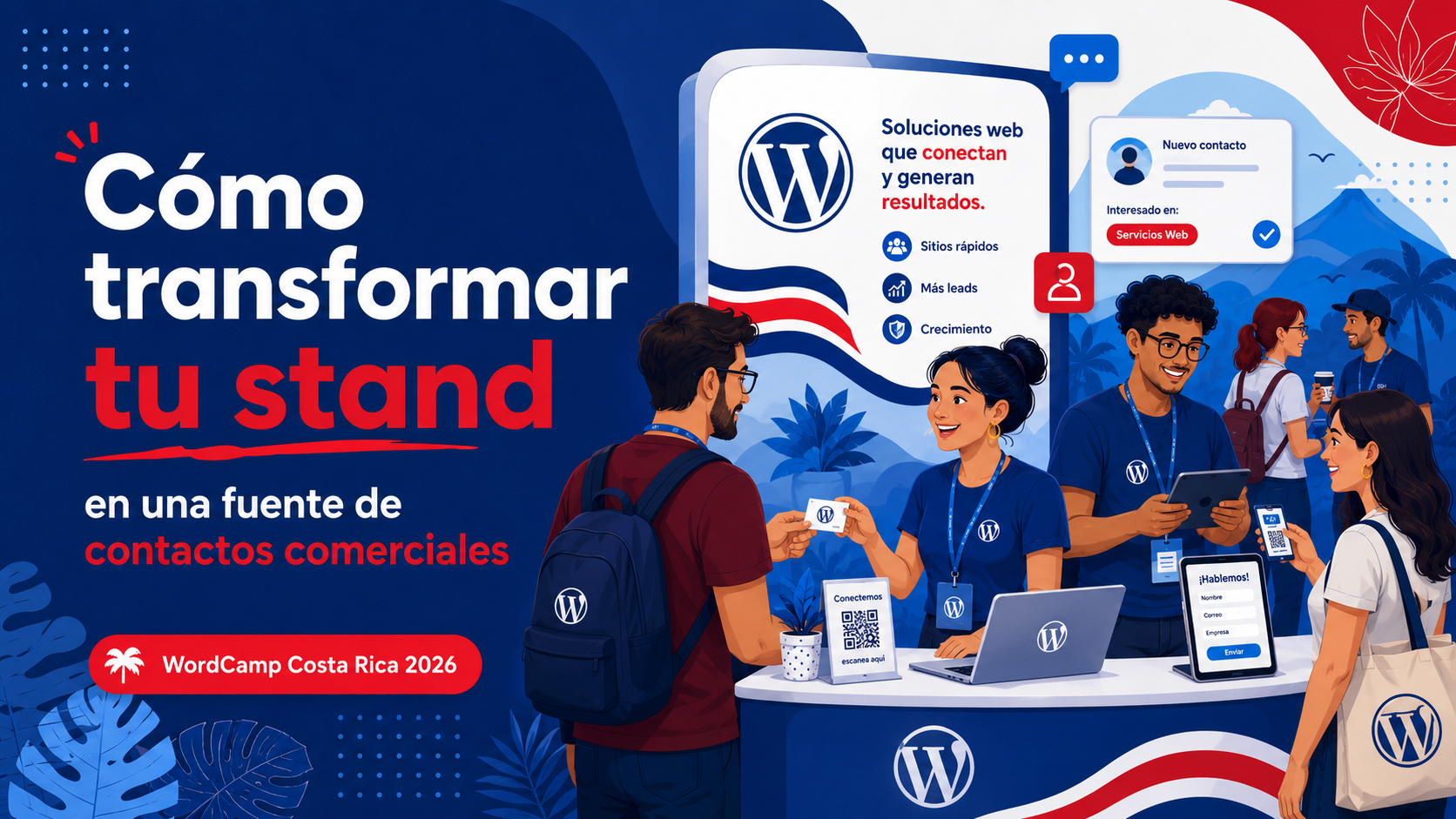 Cómo transformar un stand en una fuente de contactos comerciales